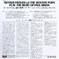 Arthur Fiedler And The Boston Pops - Play The Music Of Paul Simon (1970) MP 2519 0