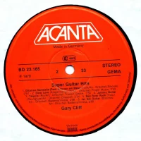 Gary Cliff - Super Guitar Hits. Instrumental Kings (1976) BD-23165 1
