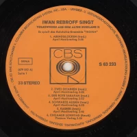 Ivan Rebroff - singt Volksweisen aus dem alten Russland S63233 0