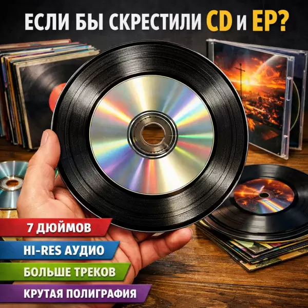 Если бы скрестили CD и EP: идеальный аудиоформат Если бы скрестили CD и EP: идеальный аудиоформат