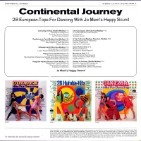 Jo Ment - Continental Journey Dancing 79651-IT 0